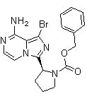 (S)-2-(8-氨基-1-溴咪唑并[1,5-a]吡嗪-3-基)吡咯烷-1-羧酸芐酯