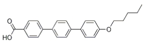 4-(4''-pentyloxy-1,1':4',1''-terphenyl)-carboxylic acid