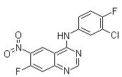 N-(3-氯-4-氟苯基)-7-氟-6-硝基-4-喹唑啉胺