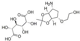 2-[[(3AR,4S,6R,6AS)-6-氨基四氫-2,2-二甲基-4H-環(huán)戊并-1,3-二惡茂-4-基]氧基]-乙醇 (2R,3R)-2,3-二羥基丁二酸鹽