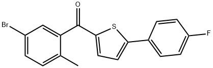 2-(5-溴-2-甲基苯甲?；?-5-(4-氟苯基)噻吩