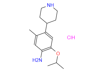 5-甲基-2-異丙氧基-4-(4-哌啶基)苯胺二鹽酸鹽