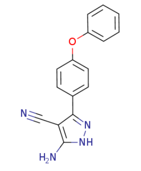 3-氨基-4-氰基-5-(4-苯氧基苯基)吡唑