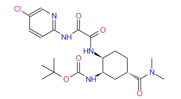 (1R,2S,5S)-2-[[2-[(5-氯吡啶-2-基)氨基]-2-氧代乙?；鵠氨基]-5-(二甲基氨基羰基)環(huán)己基]氨基甲酸叔丁酯